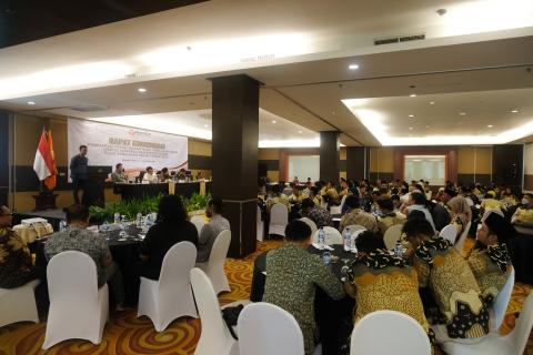 Rakor Persiapan PHPU Bawaslu Kabupaten Kediri di Grand Surya Hotel Kediri