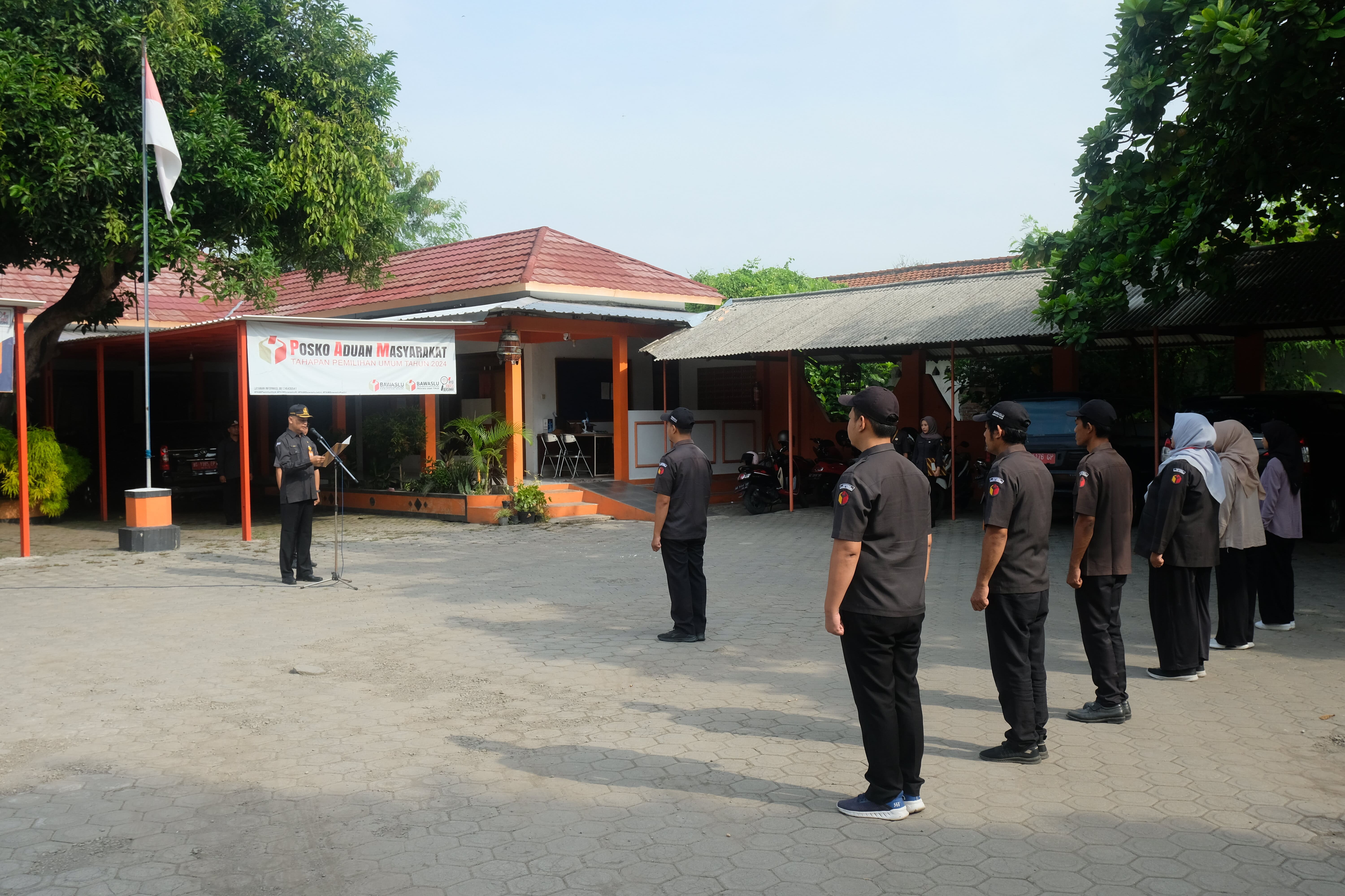 Apel Pagi Bawaslu Kabupaten kediri. 15 Januari 2024