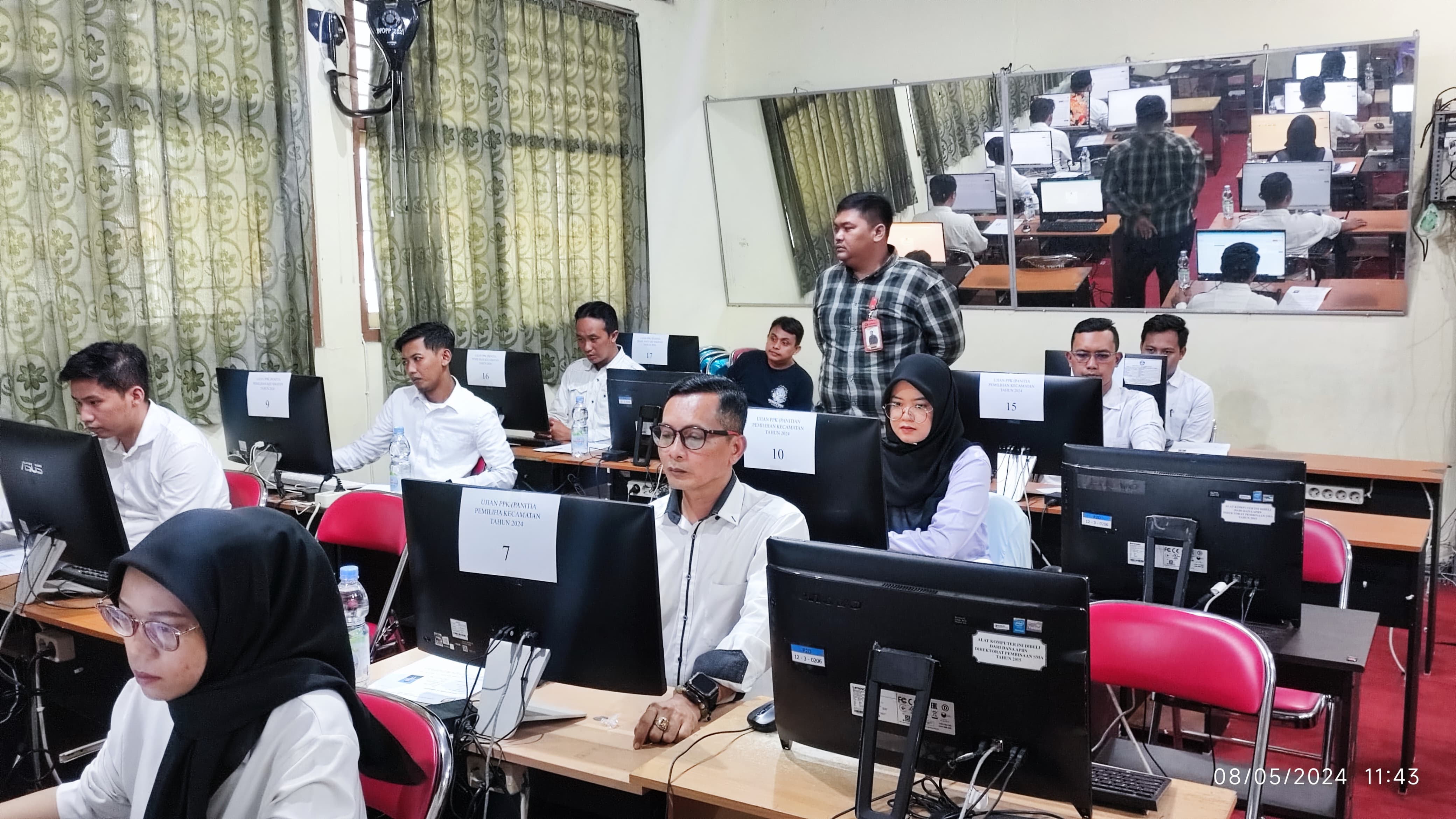 Pengawasan test CAT Pembentukan PPK