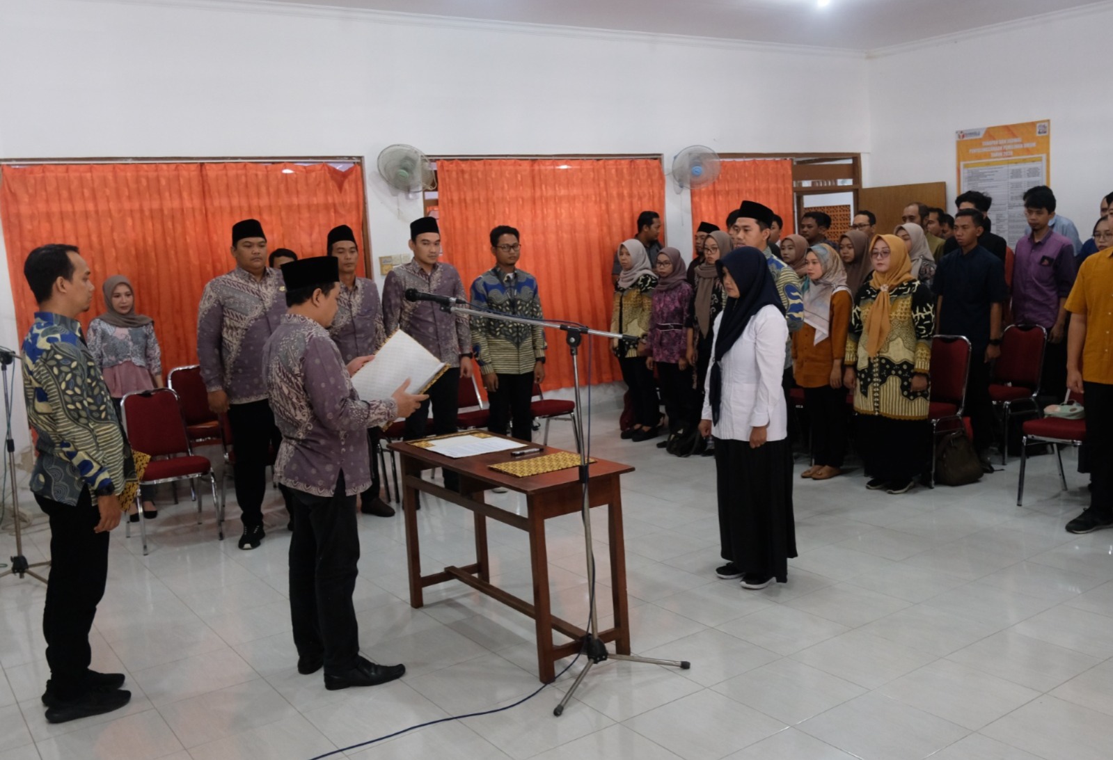 Pelantikan PAW Panwaslucam Grogol