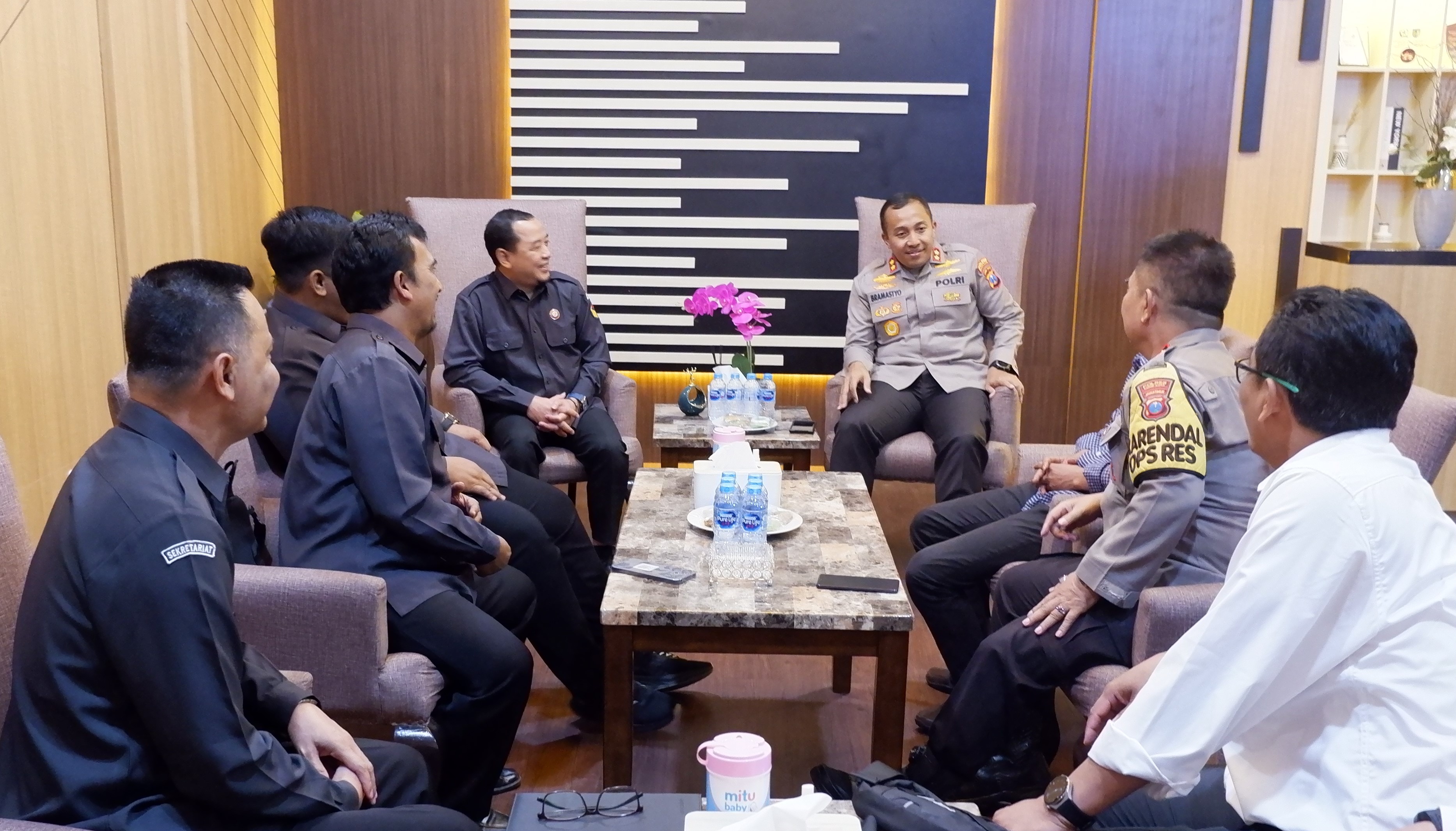 Audiensi dengan Polres Kediri Kota