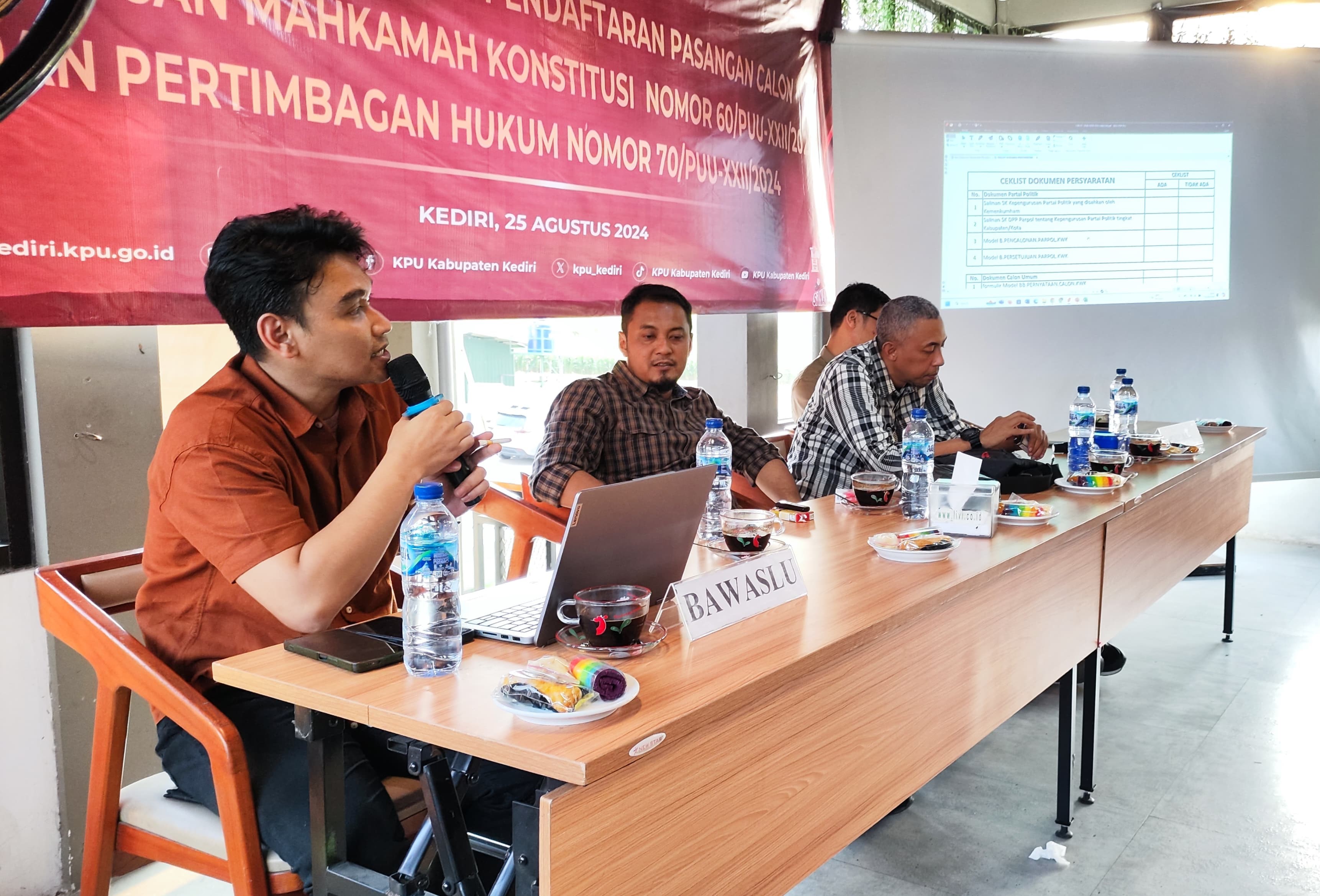 Najihin : Sampaikan Kerawanan Tahapan Pencalonan