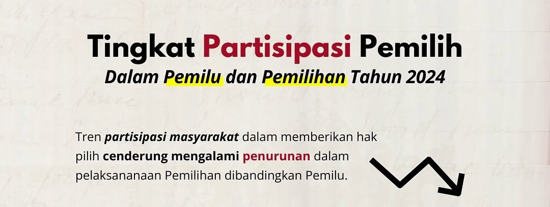 Ini Trend Partisipasi Pemilih tahun 2024