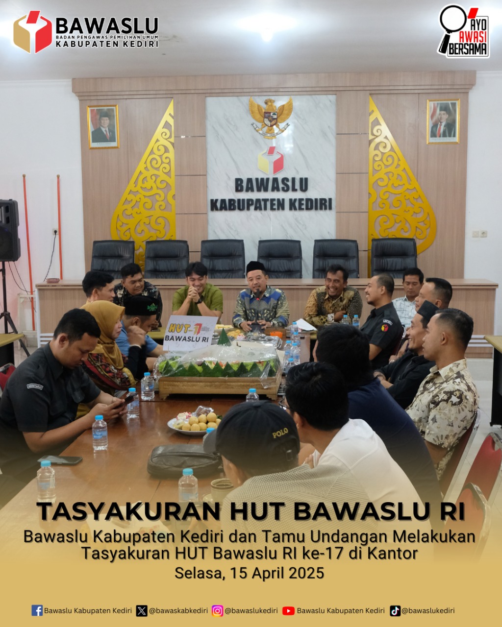 Tasyakuran HUT Bawaslu RI ke-17 tahun