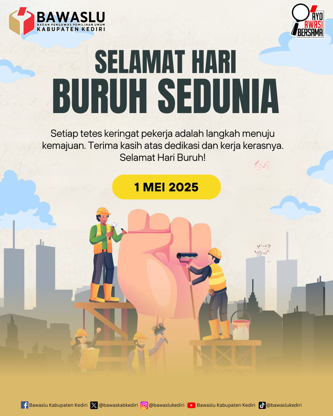 Selamat Hari Buruh 1 Mei 2025