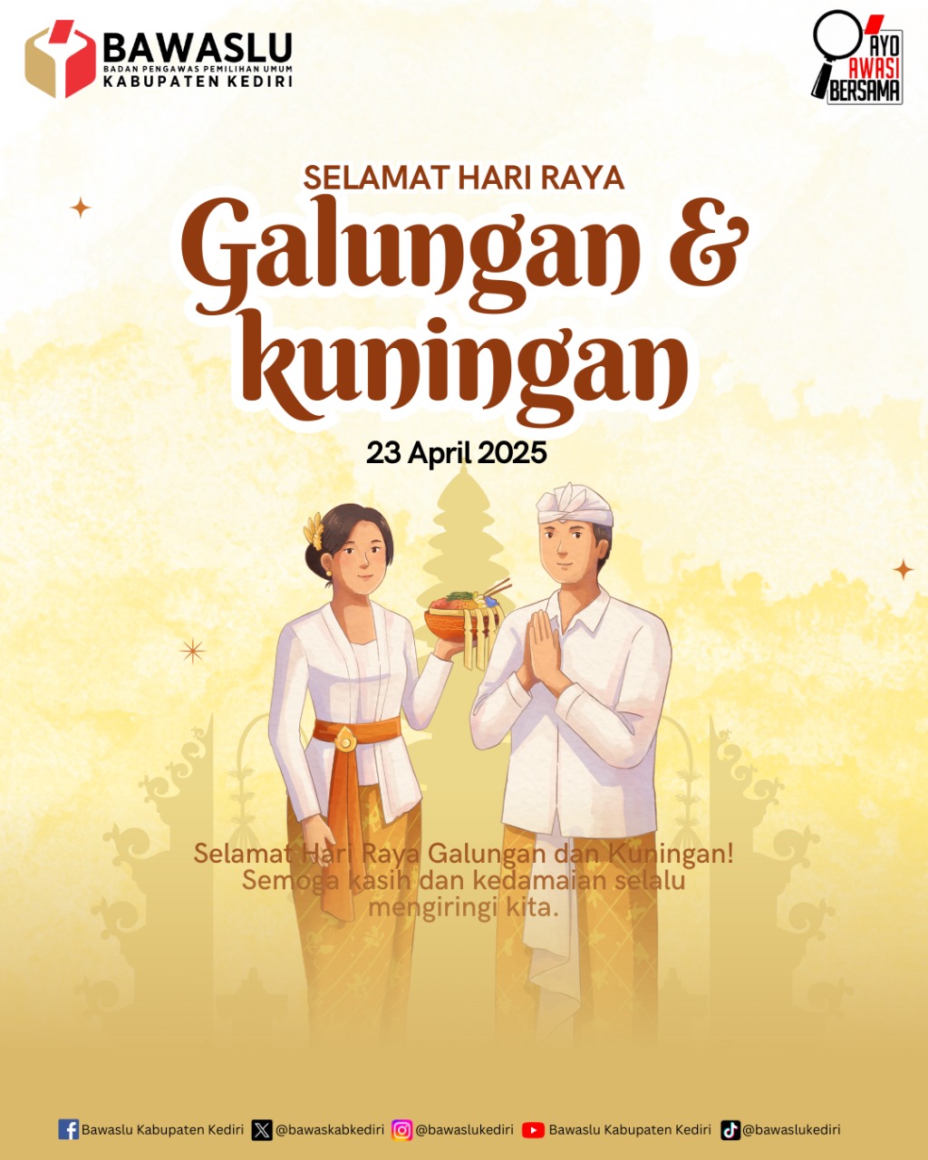 Ucapan Selamat hari raya Galungan dan Kuningan 
