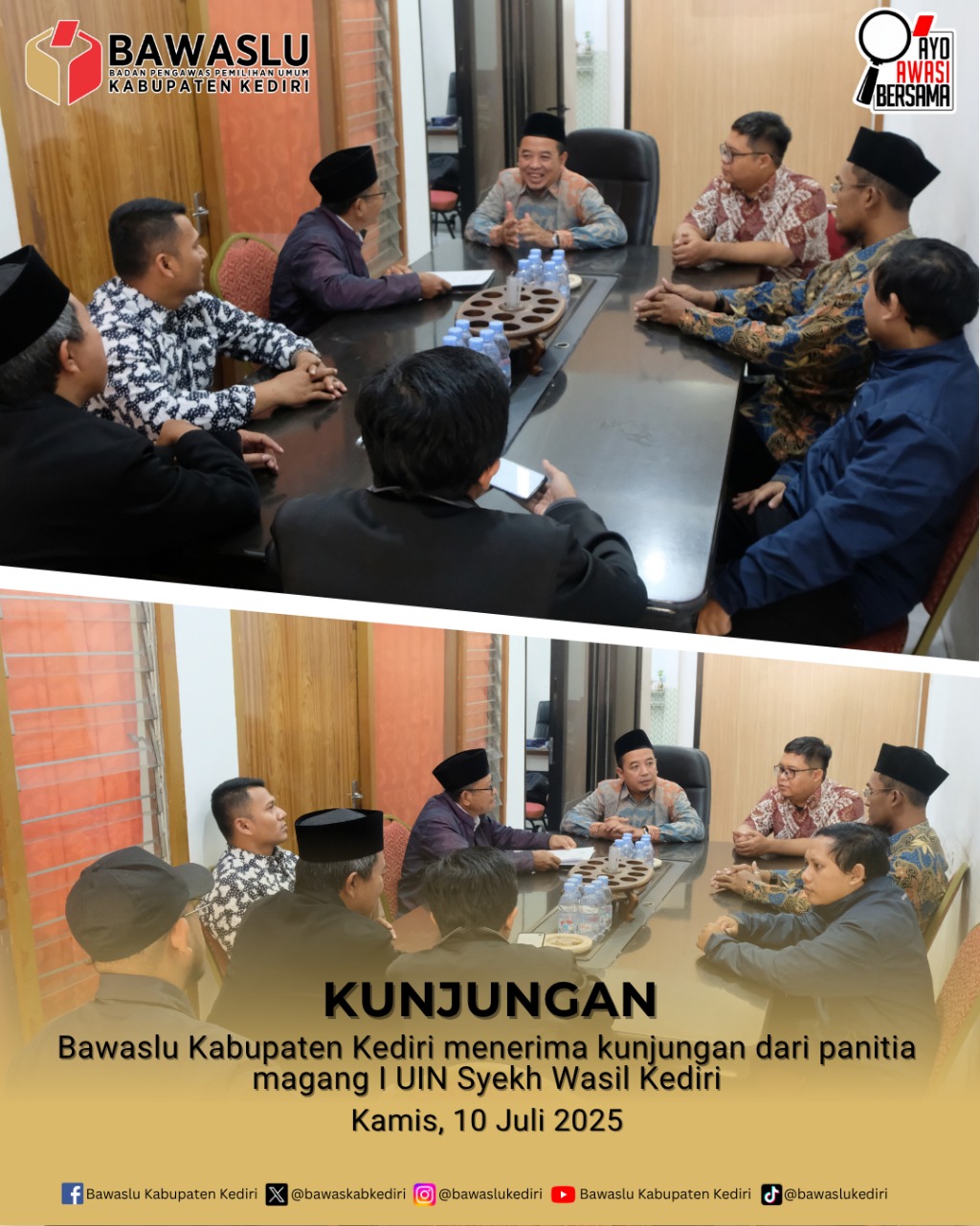 Kunjungan Panitia Magang I UIN Syekh Wasil Kediri