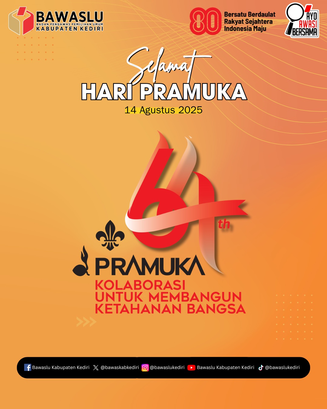 Selamat Hari Pramuka ke-64
