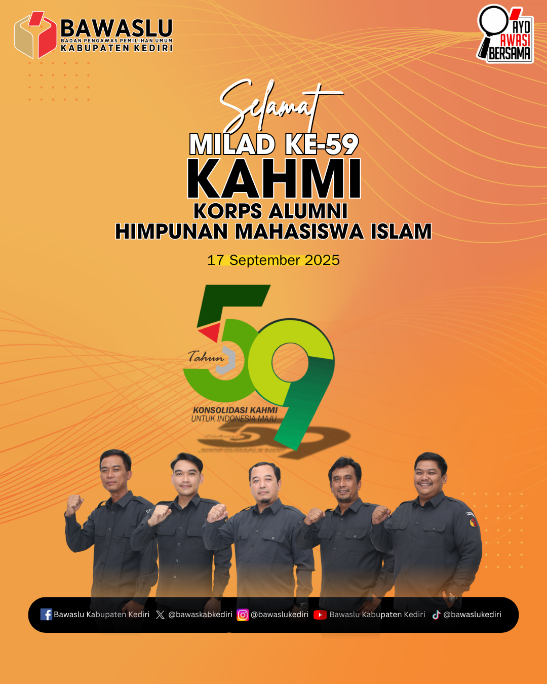 Ucapan Milad KAHMI ke 59