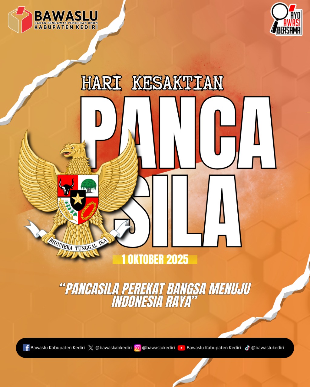 Ucapan hari kesaktian Pancasila