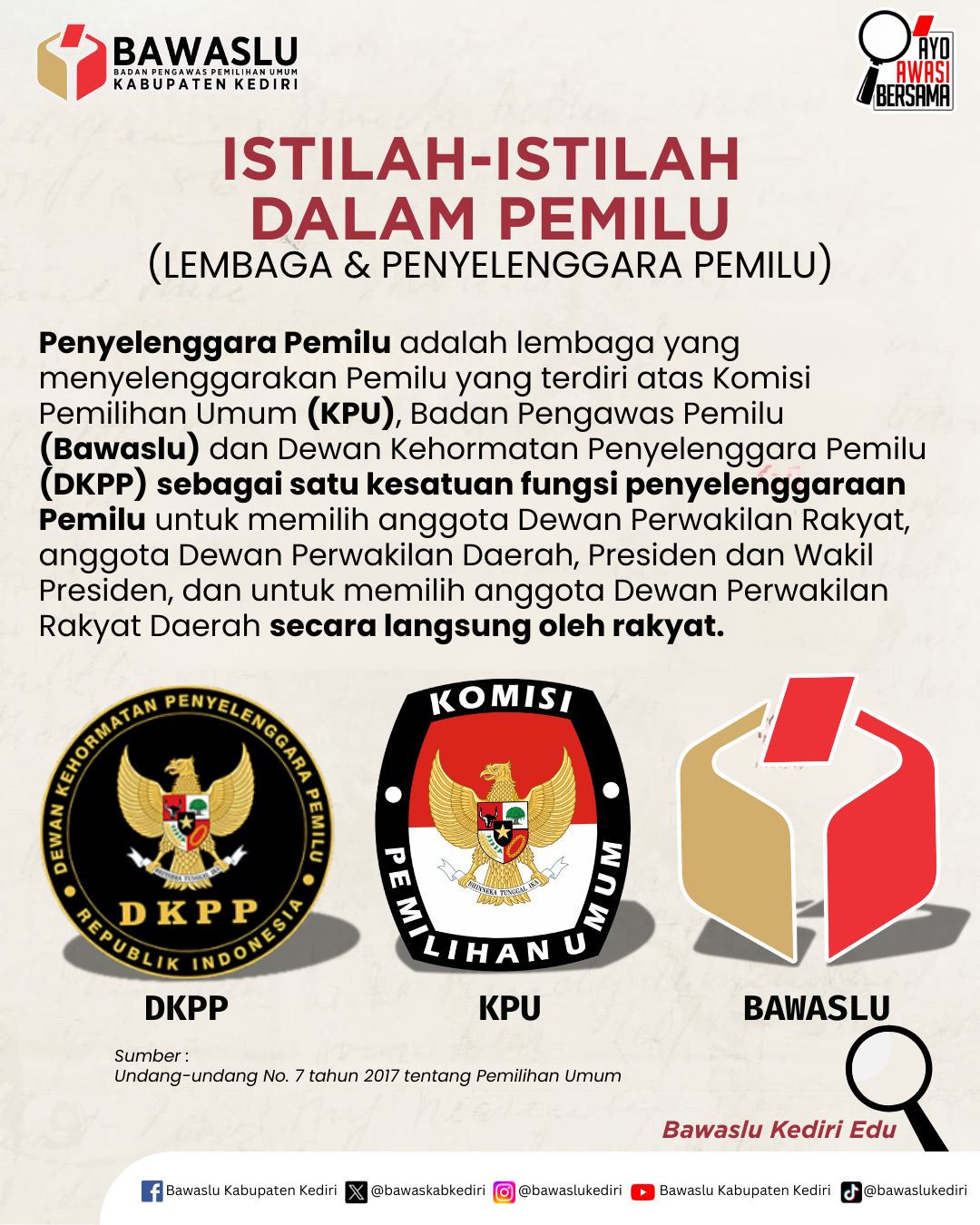 Istilah-istilah dalam Pemilu