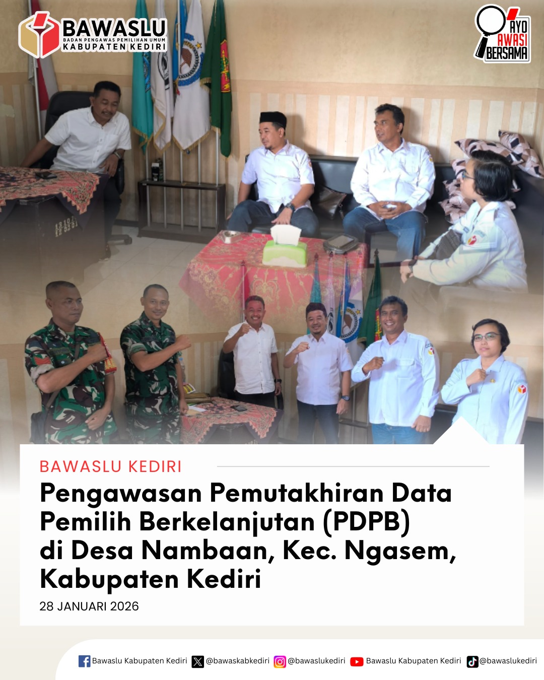 Pengawasan PDPB di Desa Nambaan Kecamatan Ngasem