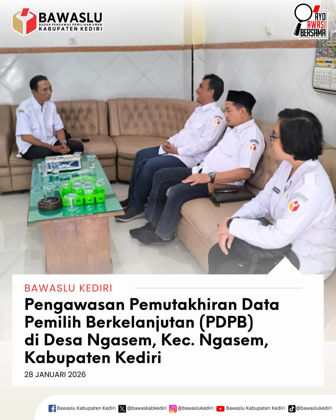 Pengawasan PDPB di Desa Ngasem Kecamatan Ngasem