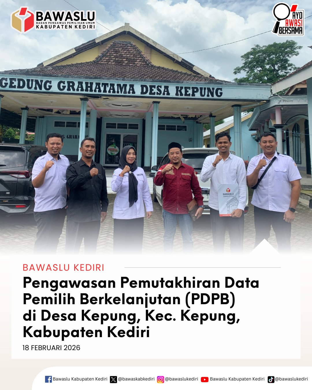 Pengawasan PDPB di Desa Kepung Kecamatan Kepung