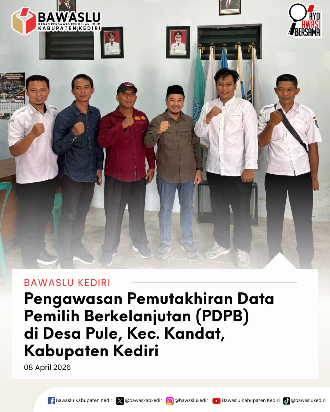 Pengawasan PDPB di Desa Pule Kecamatan Kandat