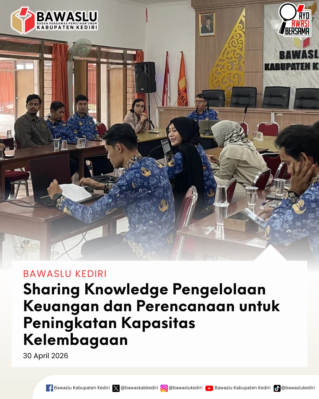 Sharing knowledge pengelolaan keuangan dan perencanaan untuk peningkatan kapasitas kelembagaan