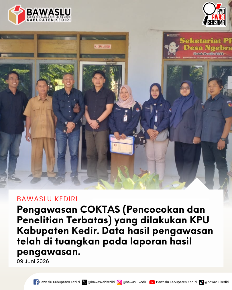 Coktas 9 Juni 2026