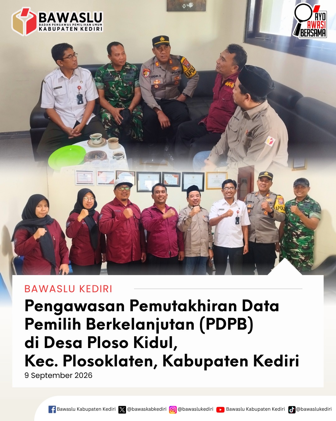 Pengawasan PDPB Desa Plosokidul Plosoklaten