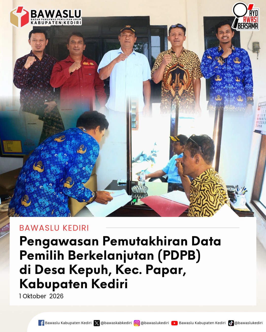 Pengawasan PDPB Desa Kepuh Papar