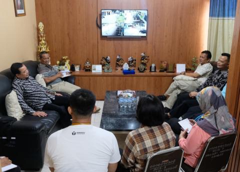 Audiensi dengan Dinas Sosial Kabupaten Kediri
