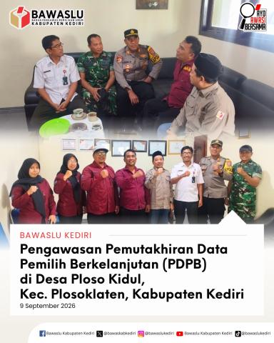 Pengawasan PDPB Desa Plosokidul Plosoklaten
