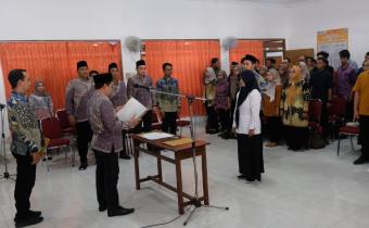Pelantikan PAW Panwaslucam Grogol