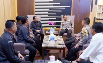 Audiensi dengan Polres Kediri Kota