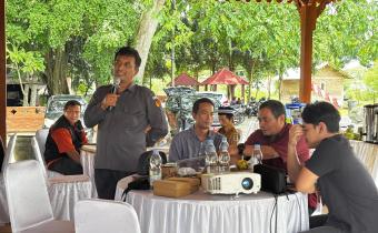 pimpinan samaikan bahan evaluasi