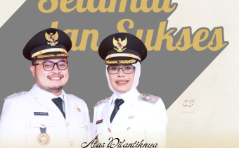 Ucapan selamat atas pelantikan Bupati dan Wakil Bupati Kediri 