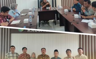 Audiensi dengan Dispendukcapil Kabupaten Kediri