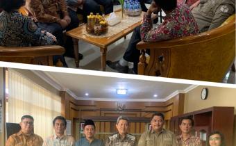 Audiensi dengan Sekda Kabupaten Kediri