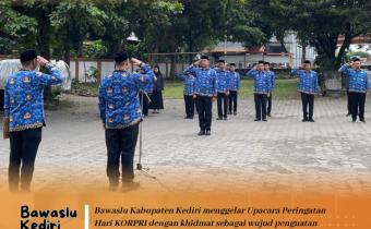 Upacara Hari KORPRI ke-54 