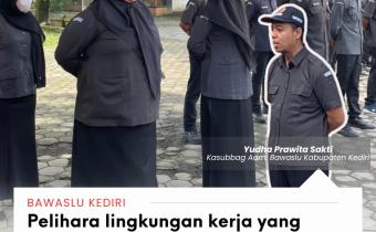 Apel Pagi Bawaslu Kabupaten Kediri 9 Februari 2026