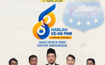 Ucapan Harlah PMII ke-66 tahun 2026