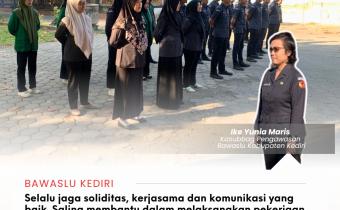 Apel Pagi Bawaslu Kabupaten Kediri 10 Agustus 2026